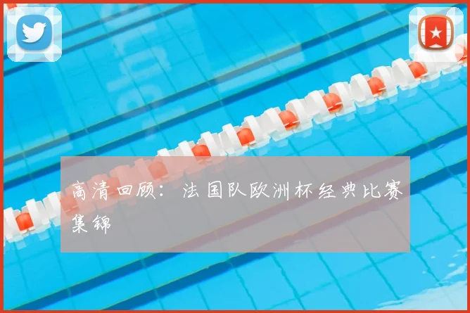 高清回顾:法国队欧洲杯经典比赛集锦